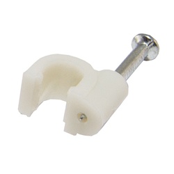 Скоба для кабеля d=12мм круглая (50 шт.)