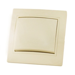 Выключатель с/у Таймыр SQ1814-0101, 1 клавиша, б/инд, слоновая кость