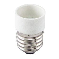 Переходник E27-E14 полипропилен, 230В, белый