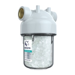 Фильтр-дозатор полифосфата магистральный для ЭВН Unicorn 5"х1/2", 6 бар