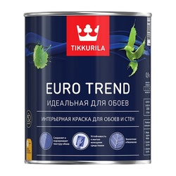 Краска для обоев и стен Tikkurila/Tikkivala Euro Trend С матовая (0,9 л)
