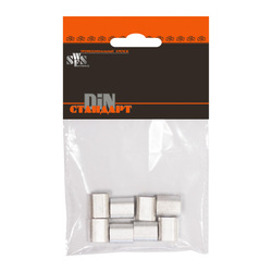 Зажим троса алюминиевый SWFS М4 (8 шт)