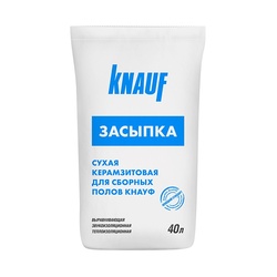 Засыпка сухая керамзитовая для пола Knauf, 40 л