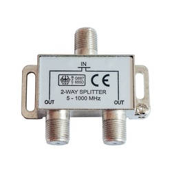 Делитель антенный на 2 TV (под F разъем 5-1000 МГц)