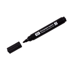 Маркер перманентный черный 1-5 мм