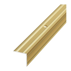 Порог угловой Лука ПУ 05-900-02, золото (0,9 м х 20 мм х 20 мм)