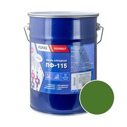 Эмаль Pufas Decoself ПФ-115 салатная (5 кг)