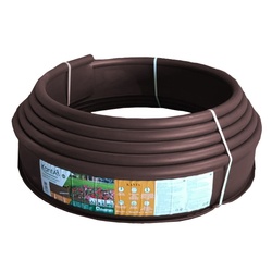 Бордюр садовый Standartpark Канта PRO пластик, корич (10000х150 мм)