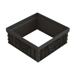 Надставка для дождеприемника Standartpark Basic 300х300х120 мм, пластик, 8370-Н