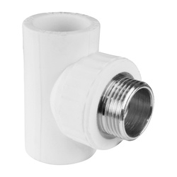 Тройник комбинированный Valfex латунная резьба 32х1/2" НР