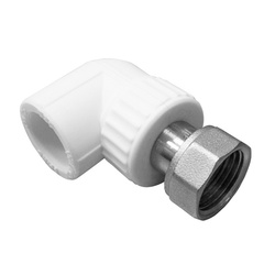 Угол с накидной гайкой Valfex полипропилен 20х1/2" ВР