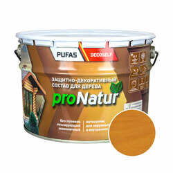 Антисептик лессирующий для дерева Pufas ProNatur калужница (9 л)