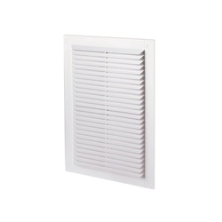 Решетка Наш Вент 238х170 мм МВ 125-1с, с москит. сеткой,