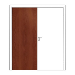 Полотно дверное ответка Olovi, глухое, итальянский орех, б/п, с/ф (600х2000 мм)