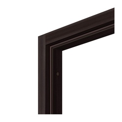 Коробка дверная Olovi, экошпон, однопол., с уплотн., венге, б/ф, 28х70 мм