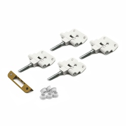 Коробка дверная Olovi, двупольная, белая, с/ф (М12,4 1220х2084 мм)