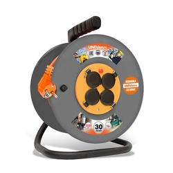 Удлинитель силовой на катушке 9634207 ПВС 3х2,5, 3500 Вт, с/з, IP44, 30 м