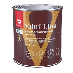 Краска для деревянных фасадов Tikkurila/Tikkivala Valtti Ultra основа С матовая (0,9 л)