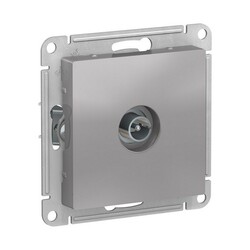 Розетка телевизионная TV с/у AtlasDesign ATN000393, 1 гнездо, алюминий