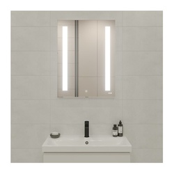 Зеркало Cersanit Base 60, LED, 600х28х800 мм