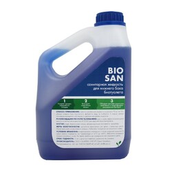 Жидкость-расщепитель Bio-San, для нижнего бака биотуалета, 2 л
