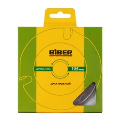 Диск пильный для УШМ Biber 85259, 3 зуба, 125х22,2 мм