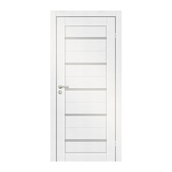 Полотно дверное OLOVI Техас экошпон Дуб Белоснежный 900х2000 мм глухое
