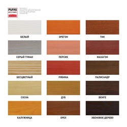 Антисептик лессирующий для дерева Pufas ProNatur дуб (2,7 л)